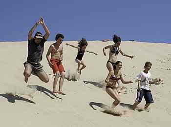 Rocktail Beach Camp: Sandspaß