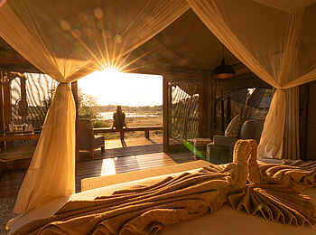 Sable Alley Camp: Blick nach draußen Sable Alley Camp: Blick nach draußen