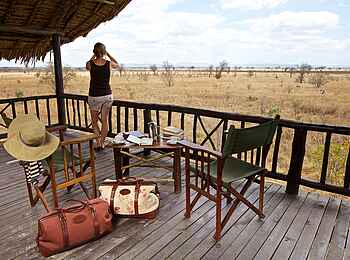 Stanley's Kopje Camp: Blick vom privaten Deck Stanley's Kopje Camp: Blick vom privaten Deck