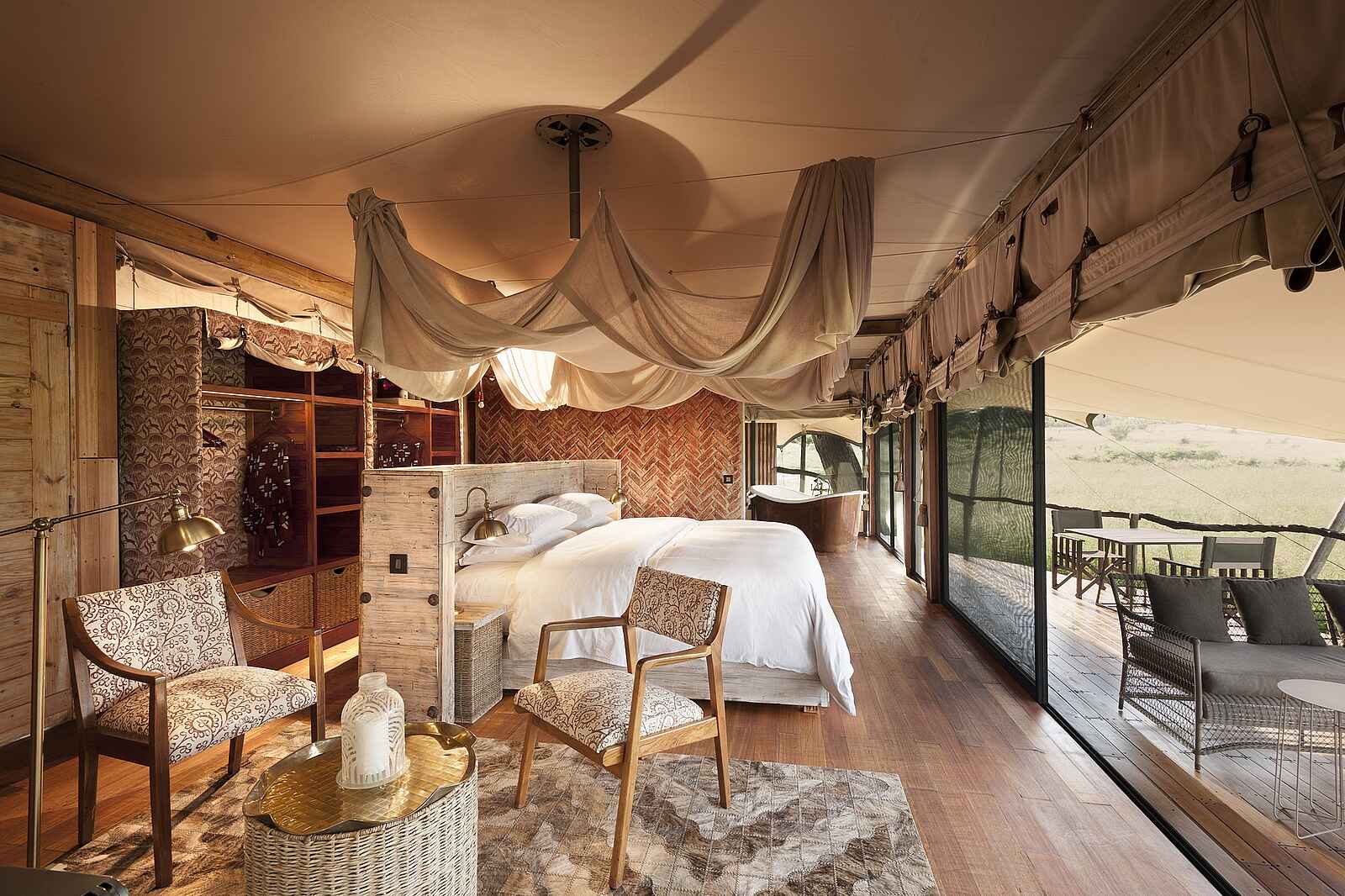 Somalisa Acacia Camp: Schlafzimmer Somalisa Acacia Camp: Schlafzimmer