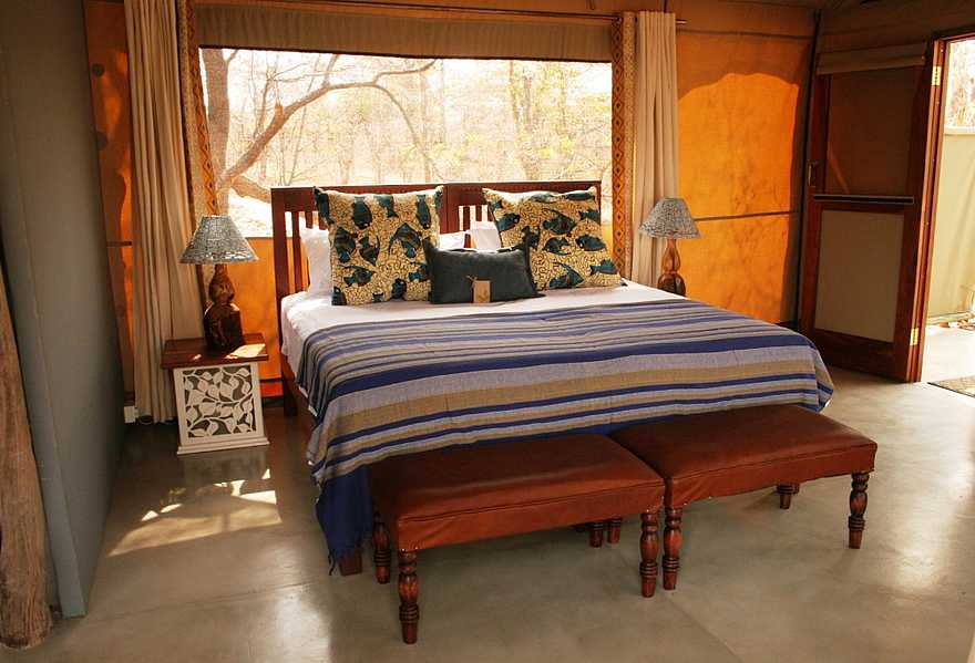 Changa Safari Camp: Doppelbett Changa Safari Camp: Doppelbett