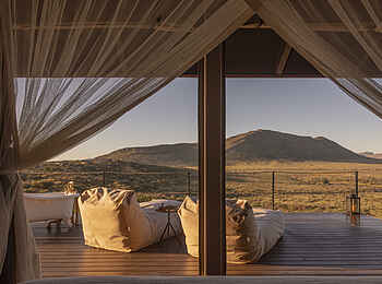 Gmundner Lodge: Loungesessel in der Familien Suite Gmundner Lodge: Loungesessel in der Familien Suite
