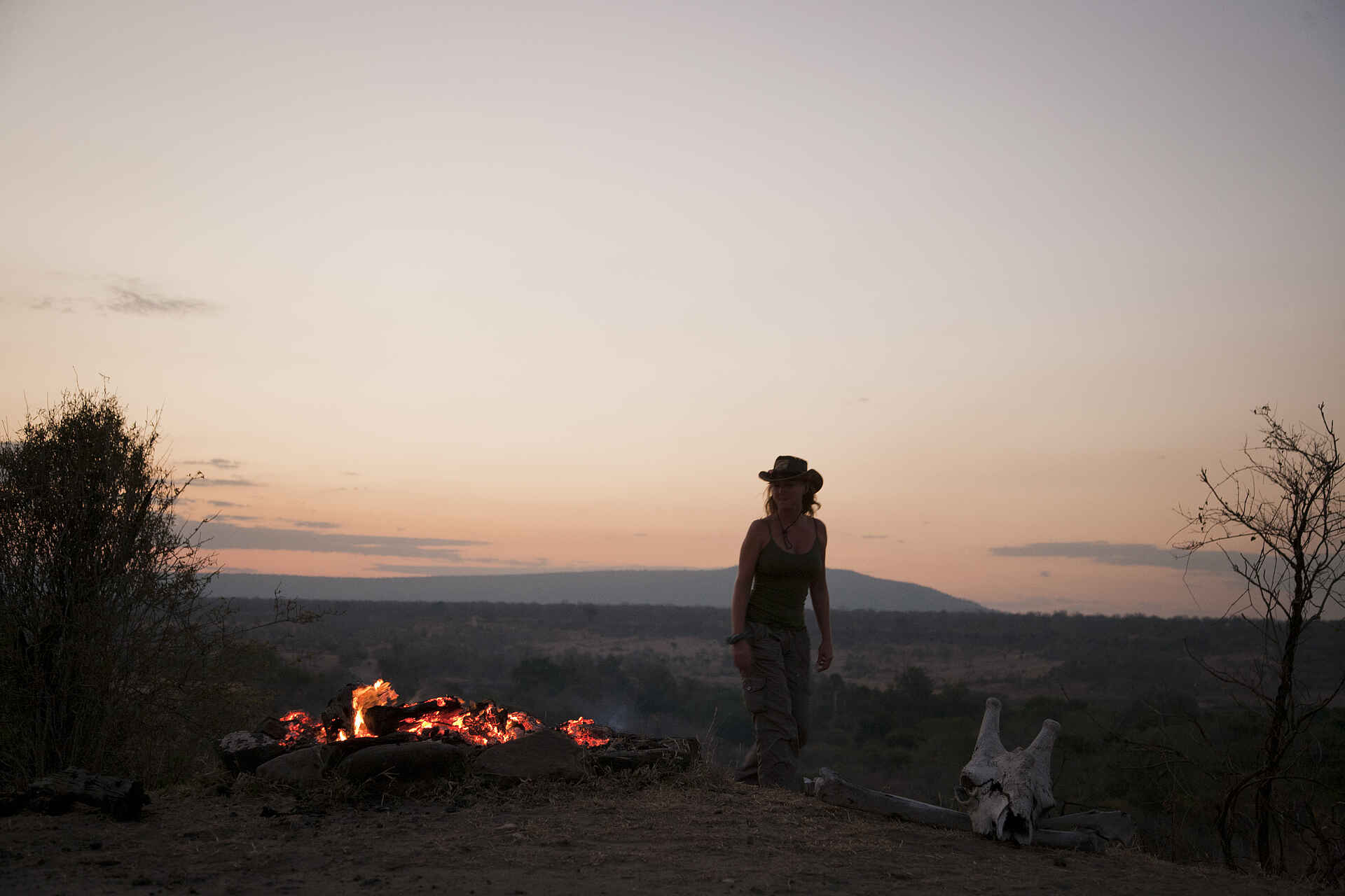 kiba point, kiba point camp, kiba point selous, fly camping selous, fly camping tanzania