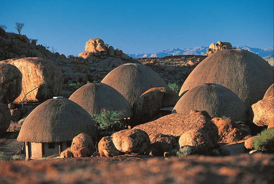 Mowani Mountain Camp: Perfekt integriert in die Landschaft Mowani Mountain Camp: Perfekt integriert in die Landschaft