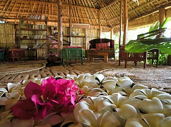 Mumbo Island Camp: Blick in die Lounge