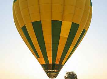 Murchison Falls Ballonfahrt: Kurz vor dem Start