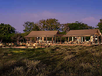 Nkasa Linyanti: Blick auf den Zentralbereich Nkasa Linyanti: Blick auf den Zentralbereich