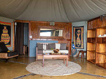 Blue Zebra Island Lodge: Die Gästelounge