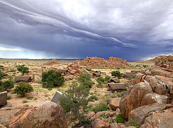 Canyon Lodge: Blick auf die atemberaubenden Fels- und Steinformationen