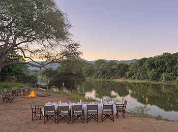 Time + Tide Chongwe: Dinner am Sambesi