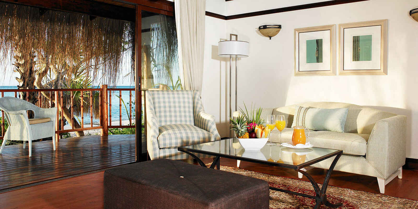 Anantara Bazaruto Island Resort and Spa: Lounge in einem Beach Chalet Anantara Bazaruto Island Resort and Spa: Lounge in einem Beach Chalet