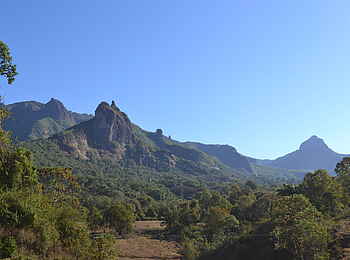 Bale Mountain Lodge: Blick auf die Berge Bale Mountain Lodge: Blick auf die Berge