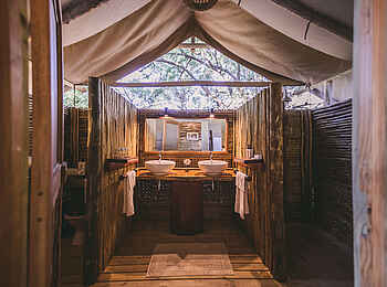 Camp Xakanaxa: Safari Tent Bad