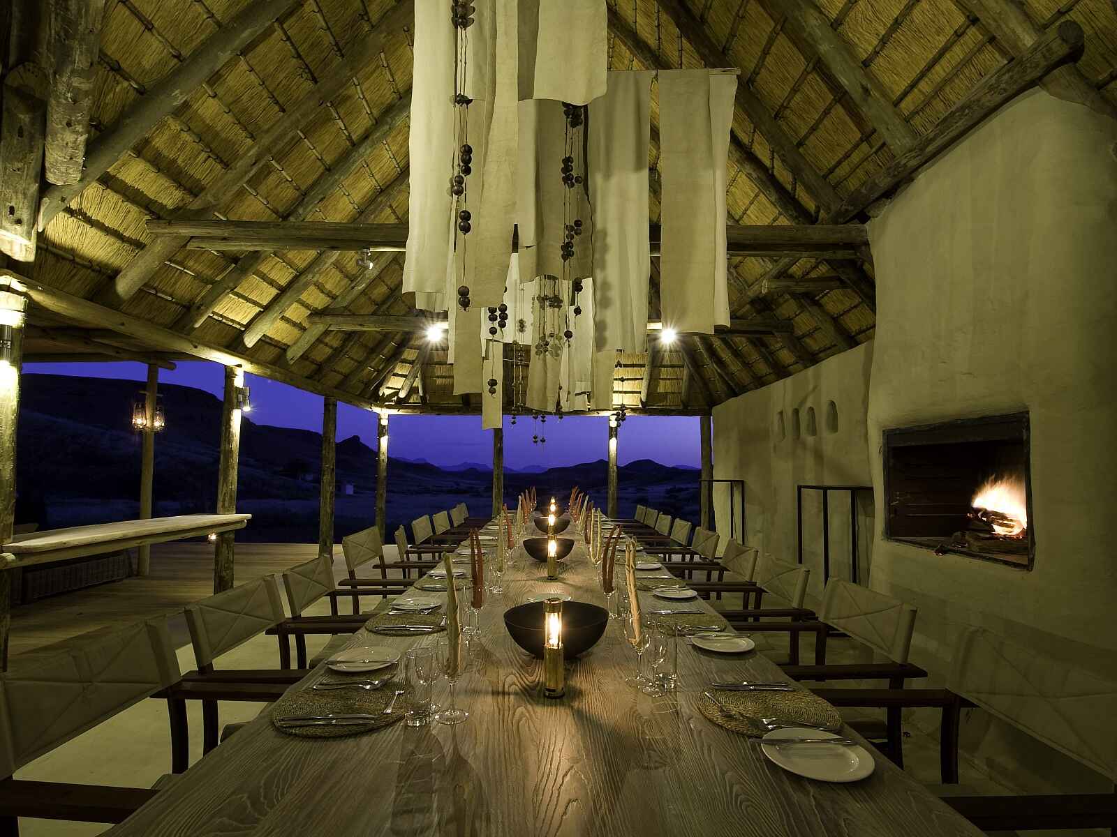 Damaraland Camp: Abendessen Damaraland Camp: Abendessen