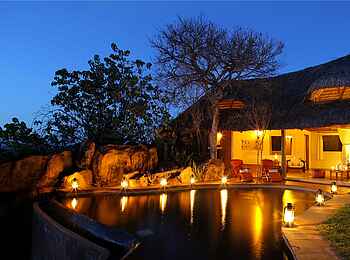 Elsa's Kopje: Das Private House am Abend Elsa's Kopje: Das Private House am Abend