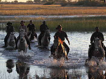 Macatoo Camp: Ausritt in der Dämmerung