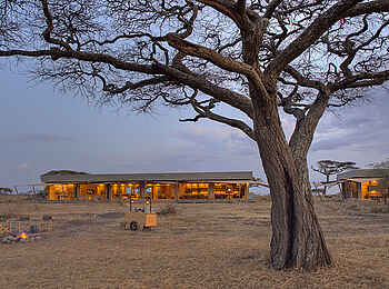 Namiri Plains Camp: Sundowner Namiri Plains Camp: Sundowner
