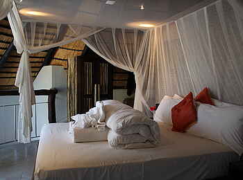 Okaukuejo: In der oberen Etage