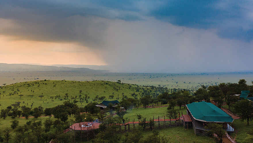 Ole Serai Luxury Camp - Seronera: Blick auf das Camp Ole Serai Luxury Camp - Seronera: Blick auf das Camp