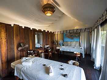 Zarafa Camp: Massageraum Zarafa Camp: Massageraum