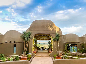Mara Serena Safari Lodge: Rezeption der Lodge Mara Serena Safari Lodge: Rezeption der Lodge