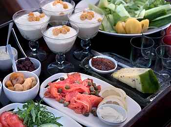 andBeyond Phinda Vlei Lodge: Büfett