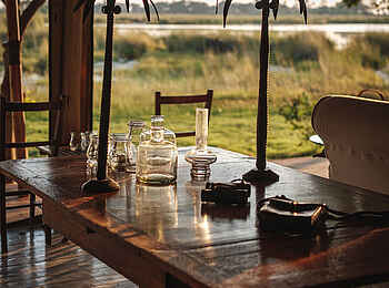 Cha Cha Metsi: Blick aus dem Zentralbereich Cha Cha Metsi: Blick aus dem Zentralbereich