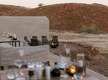 Damaraland Camp: Terrasse