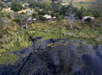 Nxabega Okavango Tented Camp: Camp von oben