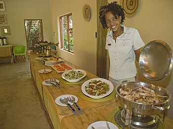 Rocktail Beach Camp: Lunchbuffet