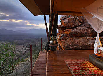 Saruni Samburu: Villa am Abend