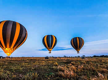 Serengeti Sametu Camp: Ballonfahrt Serengeti Sametu Camp: Ballonfahrt