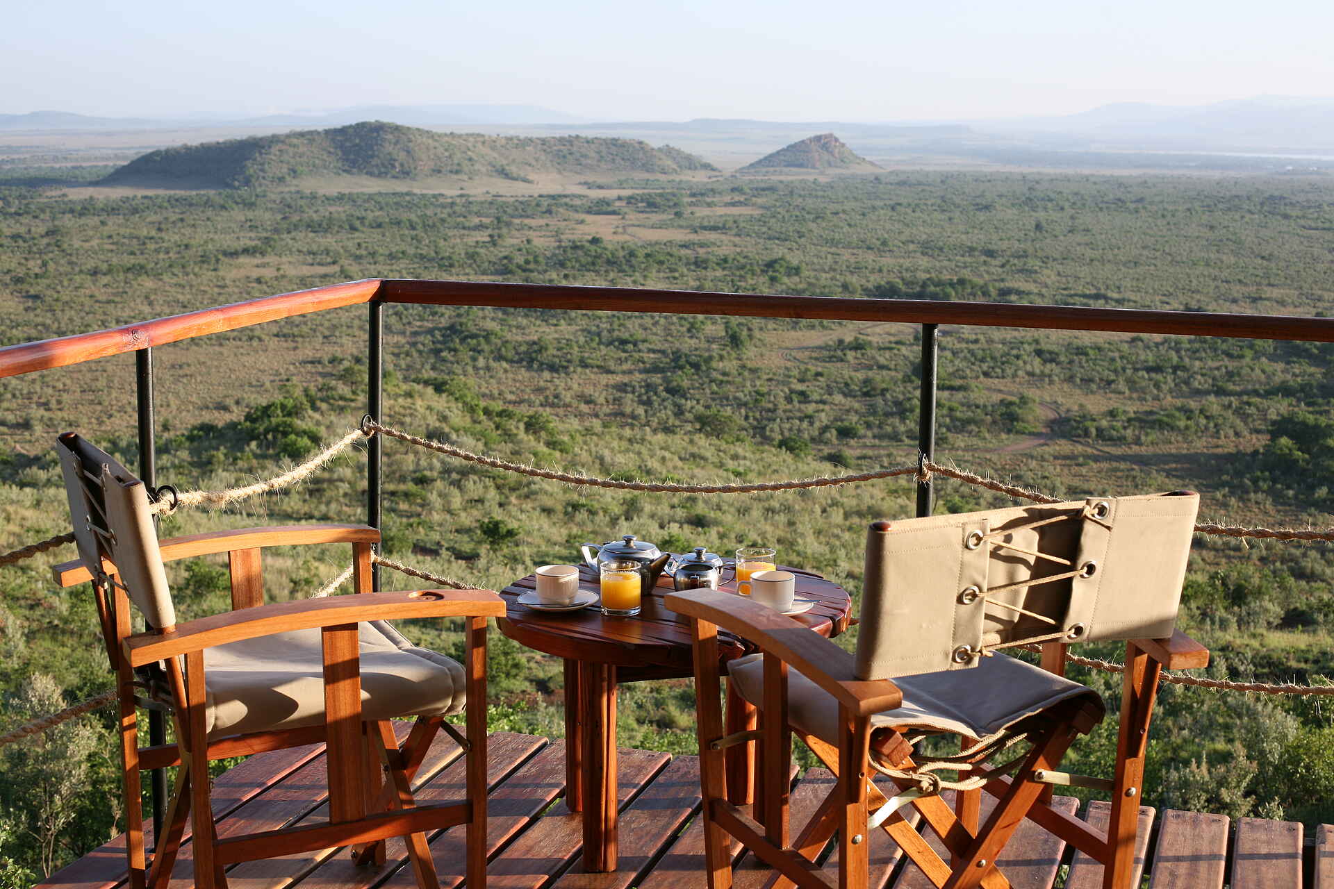 Sleeping Warrior Lodge: Privates Frühstück zu Zweit