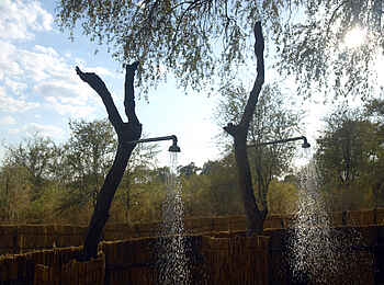 Tafika Camp: Außendusche