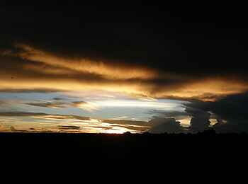 Wasa Lodge: Abendwolken