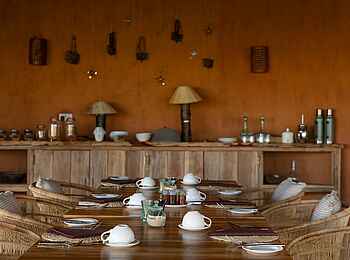 Kusini Serengeti Camp: Speisebereich