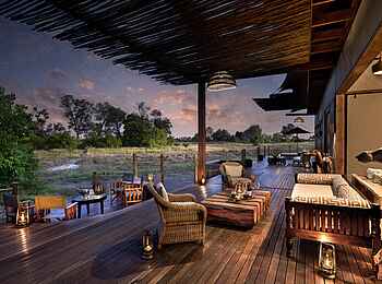 Atzaro Okavango: Offene Terrasse