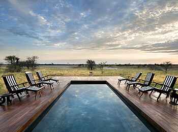 Jack´s Private Camp: Blick vom Pool