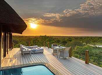 Leopard Hills: Terrasse