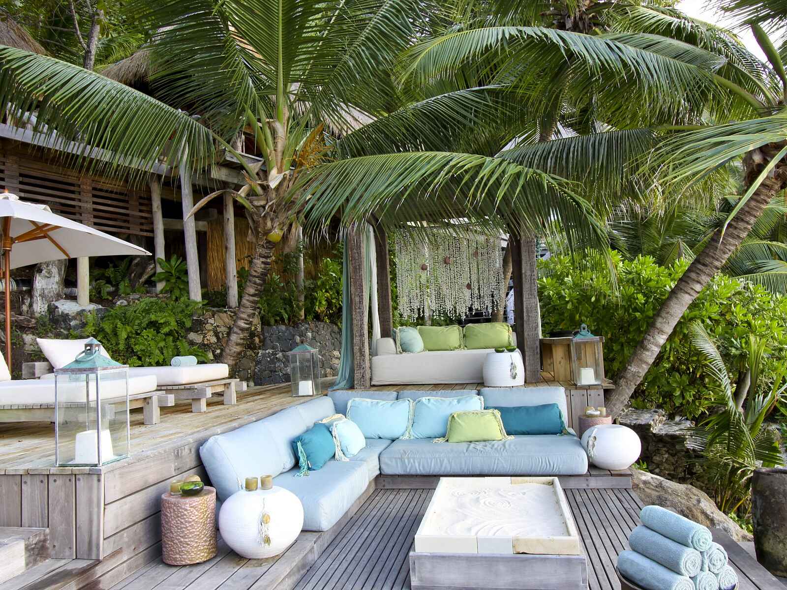 North Island: Sonnendeck der Gästevilla North Island: Sonnendeck der Gästevilla