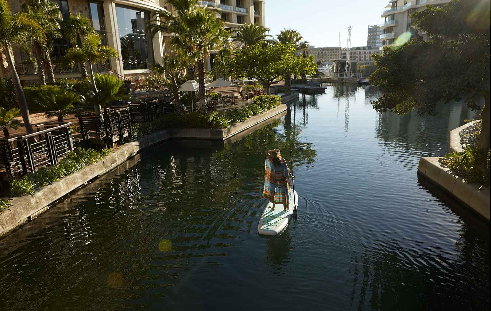 One and Only Cape Town Hotel: Stand up Paddeling One and Only Cape Town Hotel: Stand up Paddeling