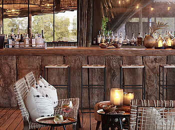 Victoria Falls River Lodge: Die Bar