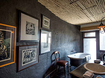 Singita Ebony Lodge: Badezimmer der Ebony Villa Singita Ebony Lodge: Badezimmer der Ebony Villa