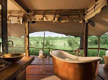 Somalisa Acacia Camp: Badezimmer