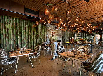 andBeyond Tengile River Lodge: Restaurant