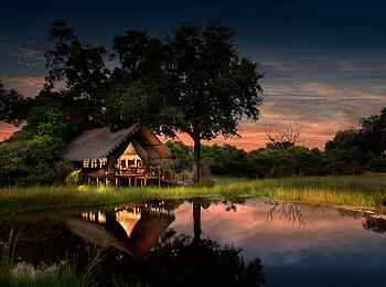 Duke´s Camp: Gästezelt am Abend