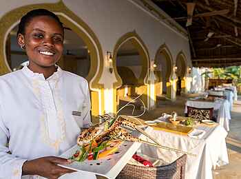 Gold Zanzibar Beach House & Spa: Kulinarik im Gold Restaurant