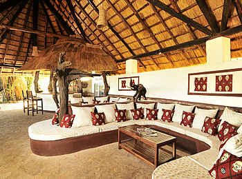 Kafunta River Lodge: Lounge