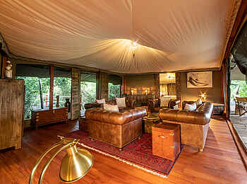 Mara Plains Jahazi: Blick aus der Lounge