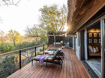 Simbambili Game Lodge: Simbambili Suite - Terrasse